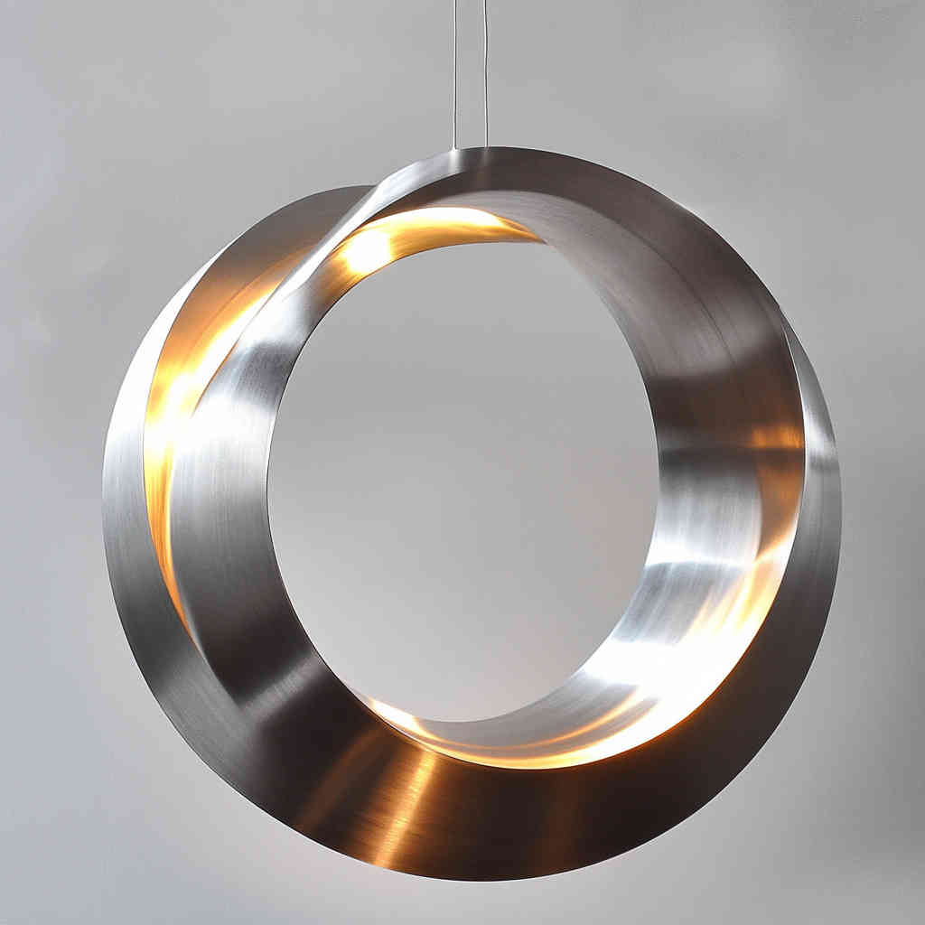 Aluminum circle for lighting fixtures