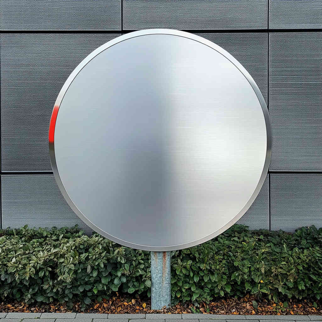 Aluminum circle for traffic signage